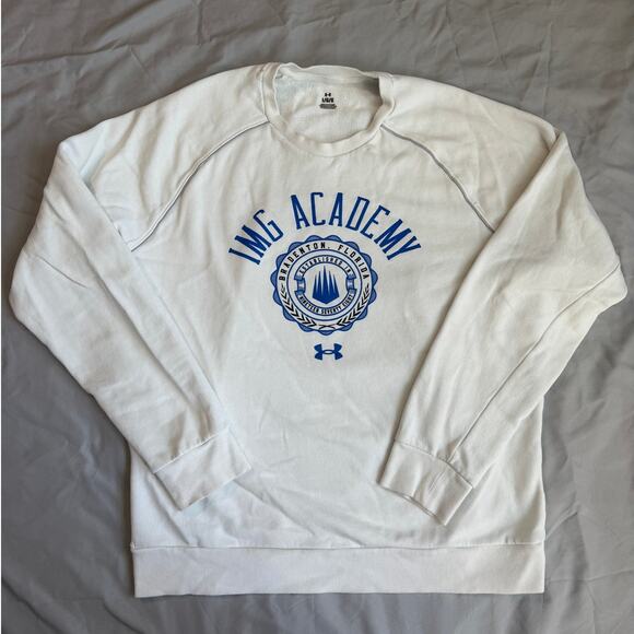 Under Armour IMG Academy White, Graphic, Sweatshirt- L - Picture 1 of 11
